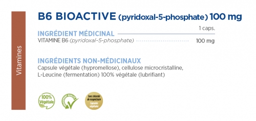 B6 (PYRIDOXAL-5-PHOSPHATE) 100 mg