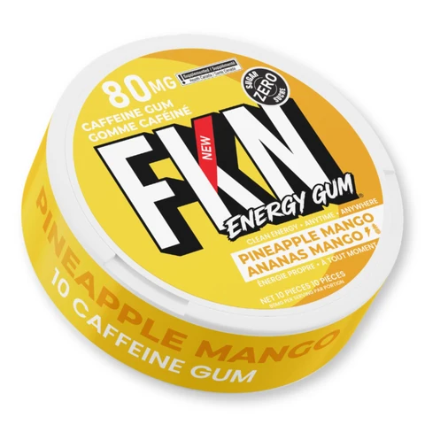 FKN Rich Energy Gum – Sugar-Free Caffeine Gum