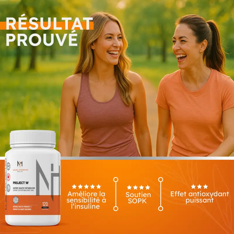 Project W supplément en santé hormonal féminine -