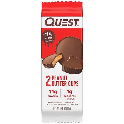 Quest Peanut Butter Cups – Chocolat & Beurre d’Arachide