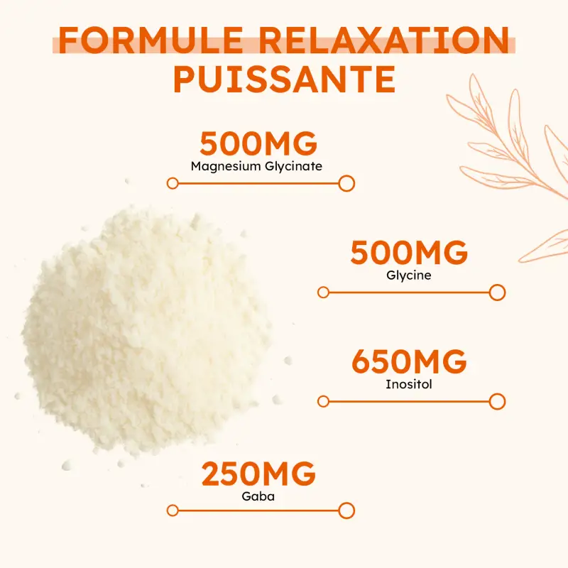 Restfull supplément en optimisation du sommeil et de l'anxiété
