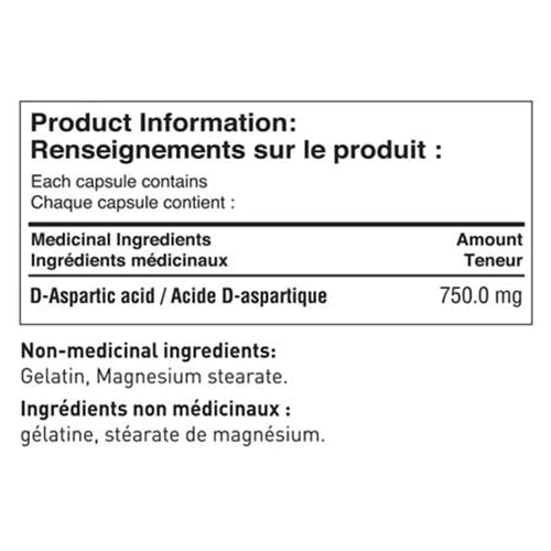 Tested Nutrition D-ASPARTIC ACID (DAA)