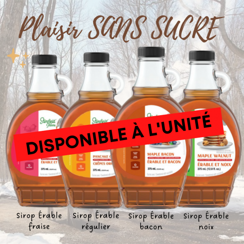 Sirop d'érable sans sucre