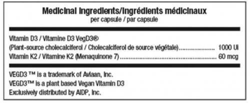 ATP Lab - Vitamine D3+K2