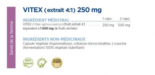 Vitex extract 4:1 250 mg