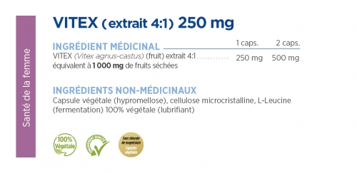 Vitex extrait 4:1  250 mg