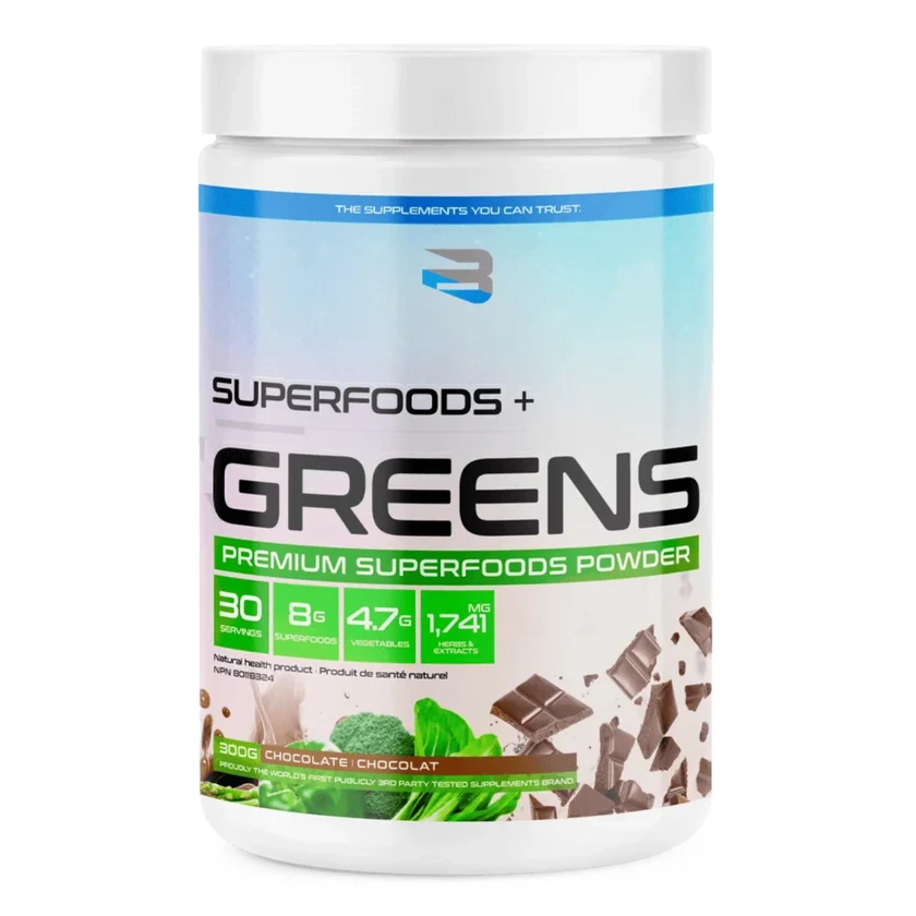 Believe Superfoods + Greens 300 g – Premium Superfoods Powder